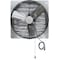 Iliving Silver 30 inch Shutter Exhaust Attic Garage Grow Fan with 2 Speed Thermostat 6 ft. 3 Plugs Cord ILG8SF30V-T - alternate 2